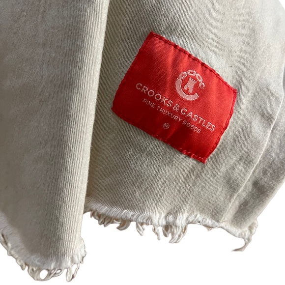 CLOSING SALE - NWOT - Crooks & Castles Fringed Baseball Jersey - Picture 6 of 10